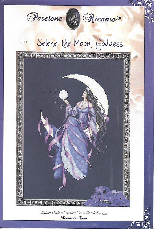 COMPLETE XSTITCH MATERIALS "SELENE, THE MOON GODDESS " by Passione Ricamo