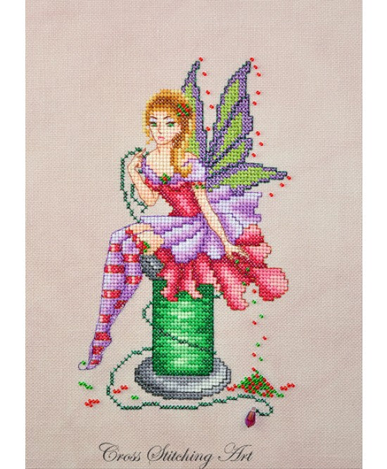 COMPLETE XSTITCH MATERIALS "ARIANNA, THE STITCHING FAIRY" BY CROSS STITCHING ART DESIGNS