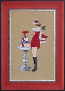 COMPLETE XSTITCH MATERIALS "NC171 RED DRESS GIFTS-RED LADIES COLLECTIONS by NORA CORBETT