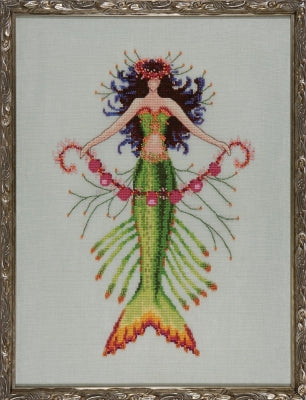 COMPLETE XSTITCH MATERIALS "CORAL CHARMS LA PETITE MERMAID COLLECTION" by NORA CORBETT