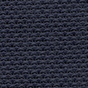 16 COUNT AIDA - MIDNIGHT GREY 18 X 25