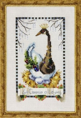 COMPLETE XTITCH MATERIALS "SIX GEESE A LAYING" by NORA CORBETT