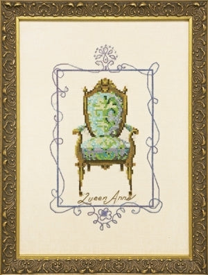 COMPLETE XSTITCH MATERIALS "QUEEN ANNE-SITTING PRETTY COLLECTIONS" by NORA CORBETT