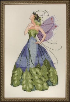 COMPLETE XSTITCH MATERIALS "MAIDEN HAIR_ SPRING GARDEN PARTY" by NORA CORBETT