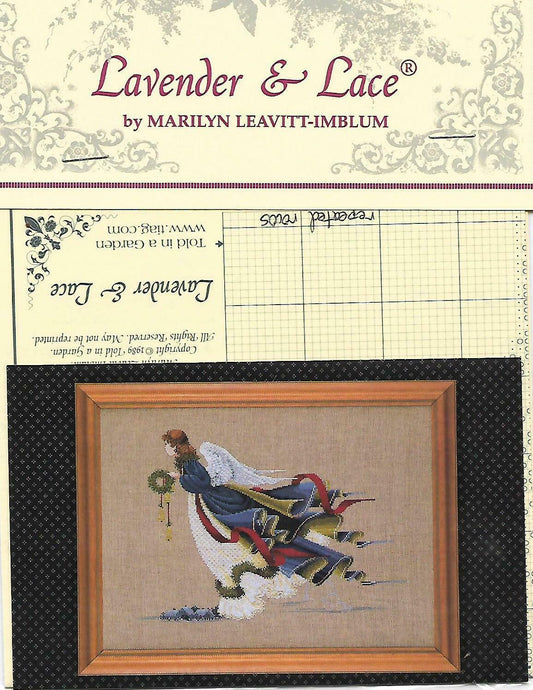 COMPLETE XSTITCH MATERILS "ANGEL OF FREEDOM' By Lavender And Lace