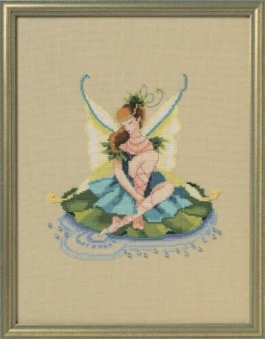 Sale! Complete Xstitch Kit - LILY PAD SPRITE NC264 by Nora Corbett