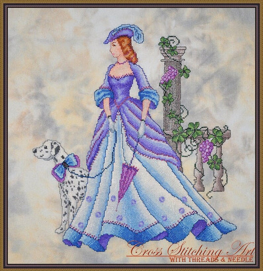 COMPLETE XSTITCH MATERIALS "SOUTHERN PROMENADE" by CROSS STITCHING ART DESIGNS