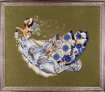 Mirabilia Design MD185 NIGHTINGALE - Chart and Embellishment with Special Threads