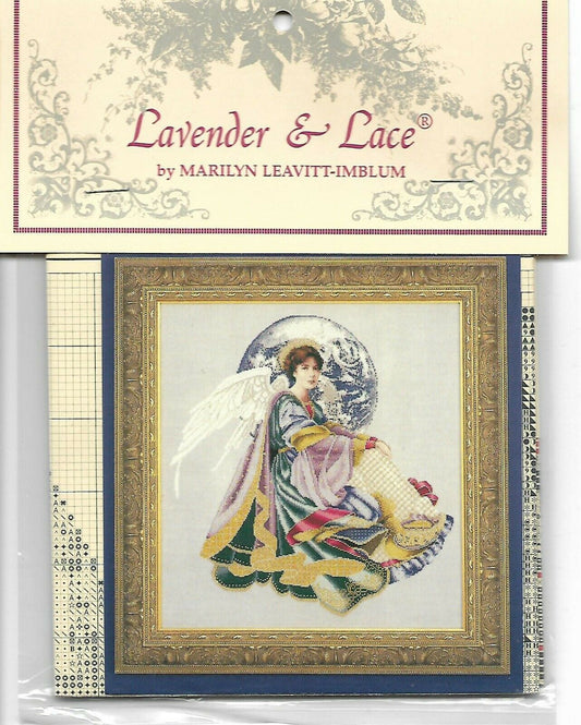 COMPLETE XSTITCH MATERIALS "WORLD PEACE ANGEL" by Lavender and Lace