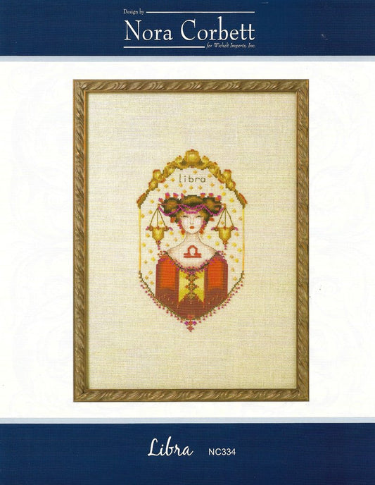 SALE! Complete Xstitch Materials LIBRA NC334 by Nora Corbett