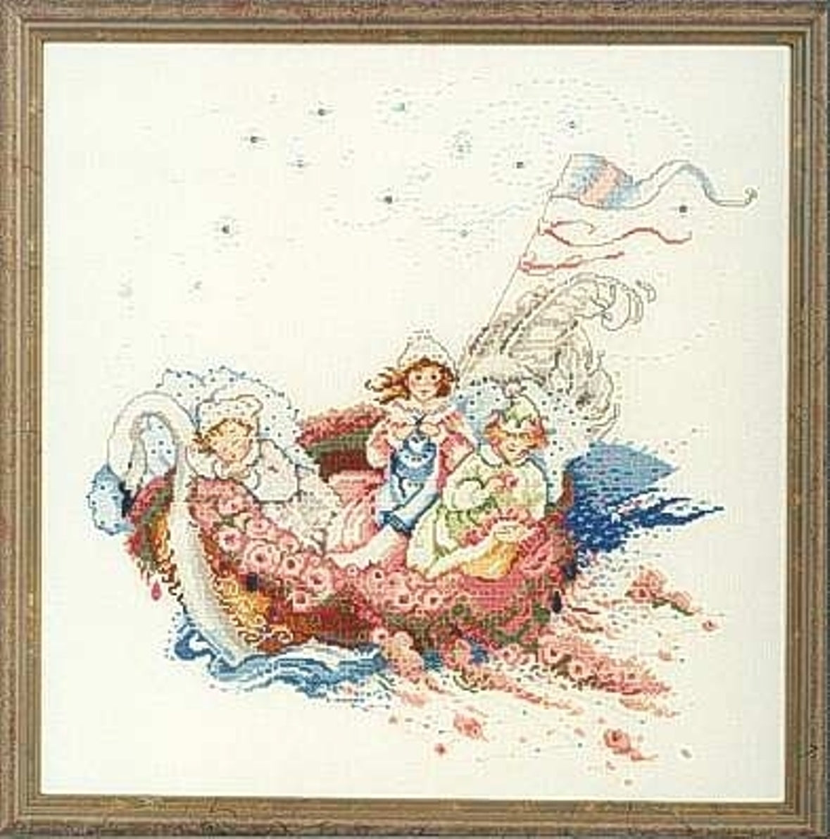 COMPLETE XSTITCH MATERIALS "THE BABY BOAT MD16" by Mirabilia