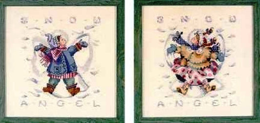 COMPLETE XSTITCH MATERIALS "GIGGLES IN THE SNOW MD31" by Mirabilia