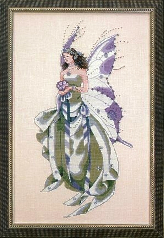 COMPLETE XSTITCH MATERIALS "JULY'S AMETHYST FAIRY MD59" by Mirabilia