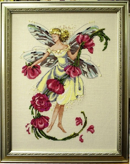 COMPLETE XSTITCH MATERIALS "NOVEMBER TOPAZ FAIRY MD96" by Mirabilia