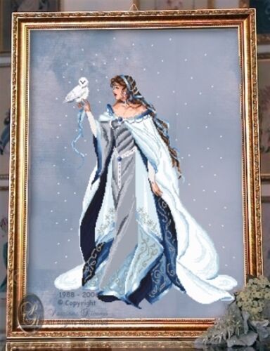 COMPLETE XSTITCH MATERIALS "MY LADY OF THE SNOW" RL84 by Passione Ricamo