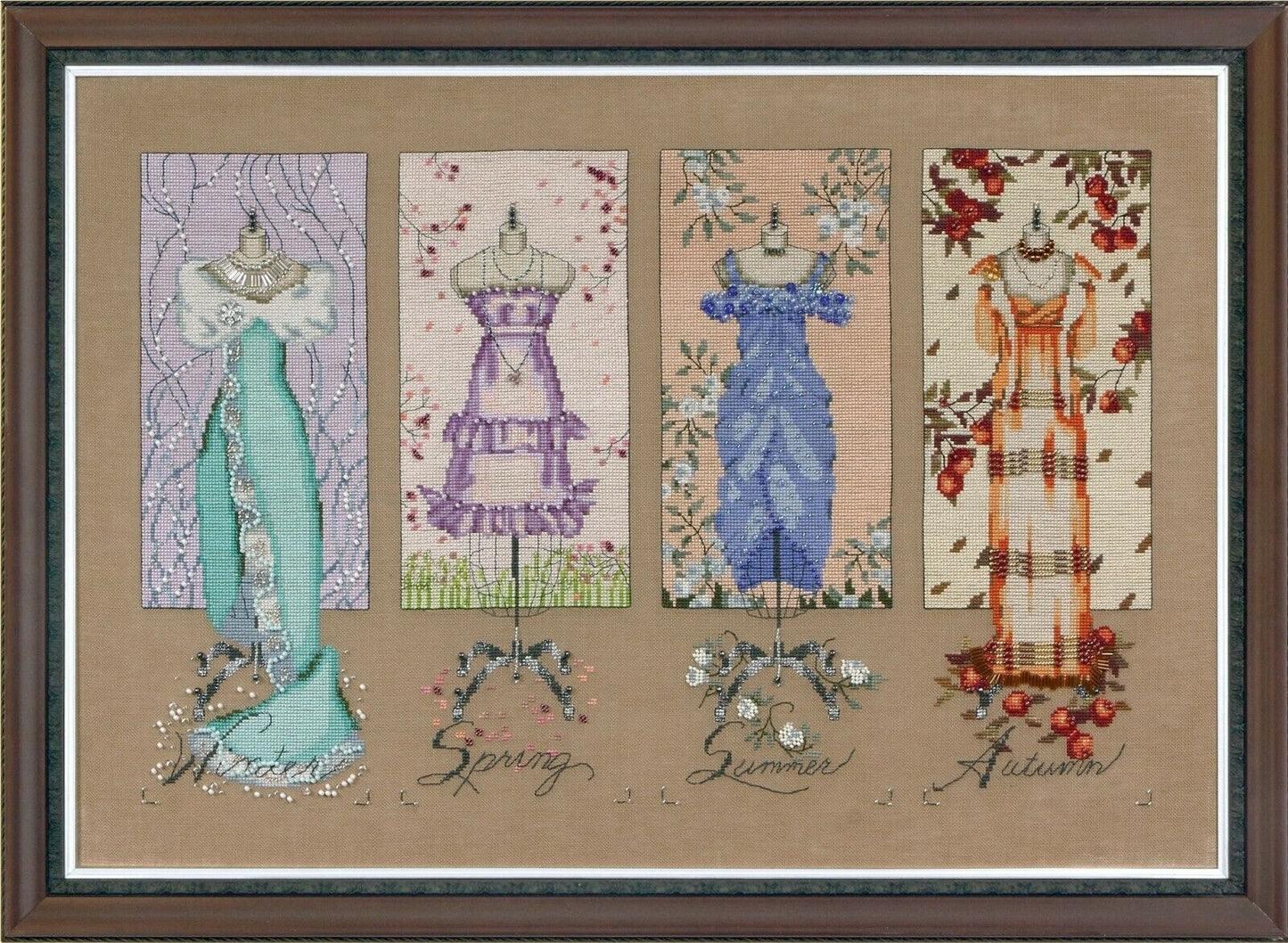 MD121 "DRESSMAKER'S DAUGHTER" CHART, AND EMBELLISHMENT WITH SP THREAD